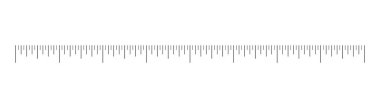 Ruler 8 inches. Measuring tool. Ruler grid 8 inches. Simple metric inch size indicators. Vector illustration. clipart