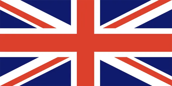 Büyük Britanya Birleşik Krallığı ve Kuzey İrlanda bayrağı. Büyük Britanya bayrağı. Resmi renkler ve oranlar. Ulusal Büyük Britanya bayrağı.