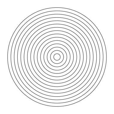 14 eşmerkezli daireden oluşan kutup şebekesi. Yaşam çarkı, alışkanlık takip cihazı. Boş koçluk. Çember diyagramı on dört segmente bölündü. Boş kutup grafik kağıdı. Grafik şablonu.