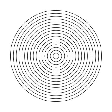 15 eşmerkezli daireden oluşan kutup şebekesi. Yaşam çarkı, alışkanlık takip cihazı. Boş modellere koçluk yapıyorum. Çember diyagramı on beş segmente bölündü. Boş kutup grafik kağıdı düzeni. Grafiksel özet şablonu.
