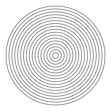 16 eşmerkezli daireden oluşan kutup şebekesi deseni. Yaşam çarkı, alışkanlık takip cihazı. Boş modellere koçluk yapıyorum. Çember diyagramı on altı segmente bölündü. Boş kutup grafik kağıdı düzeni. Grafiksel özet şablonu.
