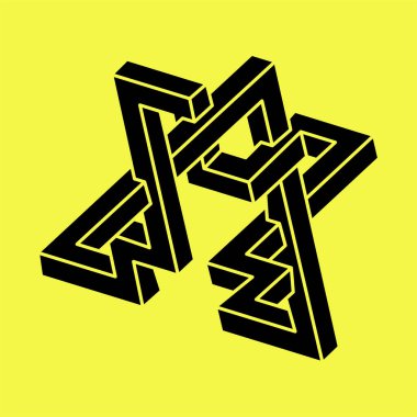 Optik illüzyon şekilleri, gerçek dışı geometrik nesneler. İmkansız rakamlar. Kutsal geometri. 