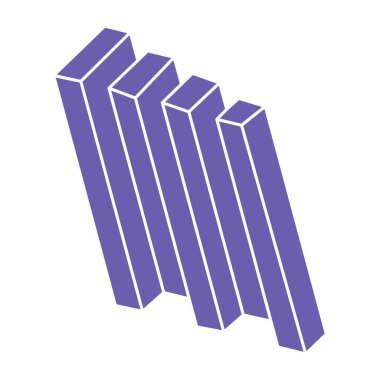 İmkansız şekiller. Kutsal geometri. Optik yanılsama. Soyut sonsuz geometrik nesneler. Optik sanat. Beyaz arka planda imkansız geometri sembolü. Çizgi çalışması. Escher tarzı.