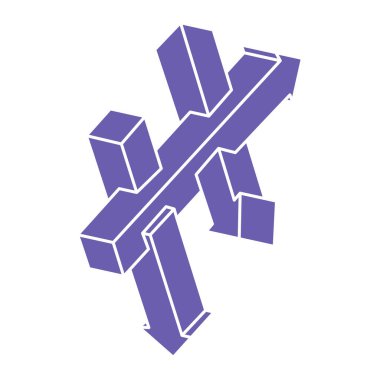 İmkansız şekiller. Kutsal geometri figürleri. Optik yanılsama. Soyut sonsuz geometrik nesne. İmkansız sonsuz özet. Çizgi çalışması. Optik sanat. Beyaz arkaplanda imkansız geometri şekli.