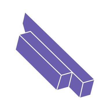 Optik illüzyon logosu. İmkansız vektörü şekillendirir. Optik sanat objeleri. Geometrik şekiller. Escher paradoksu.