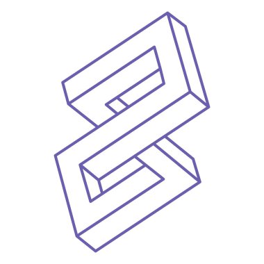 İllüzyon şekilleri. Üç boyutlu geometri. Optik illüzyon figürleri. Kutsal geometri.