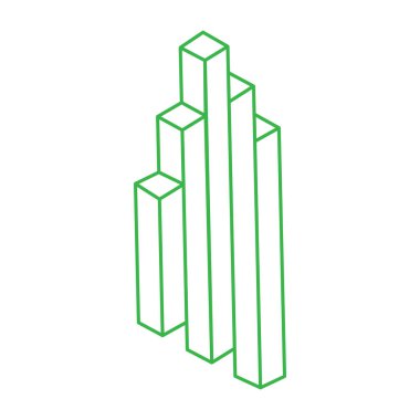 İllüzyon şekilleri. 3 boyutlu geometri objesi. Optik illüzyon figürleri. Kutsal geometri logosu. 