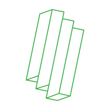 İmkansız şekiller. Kutsal geometri. Optik yanılsama. Logo. Soyut sonsuz geometrik nesneler. İmkansız sonsuz özet. Optik sanat. Beyaz arka planda imkansız geometri sembolü. Satır sanatı.