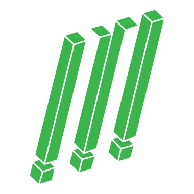 İllüzyon şekli. 3 boyutlu geometri objesi. Optik illüzyon figürü. Kutsal geometri. Logo. 