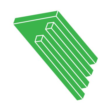 Logo. İmkansız şekiller, optik yanılsama, vektör. Optik sanat objeleri. Geometrik şekiller. Satır sanatı. 