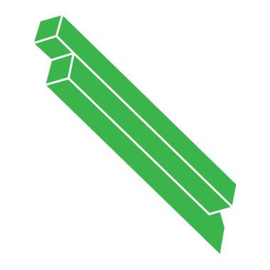 Logo. İmkansız şekiller, optik yanılsama, vektör. Optik sanat objeleri. Geometrik şekiller. 