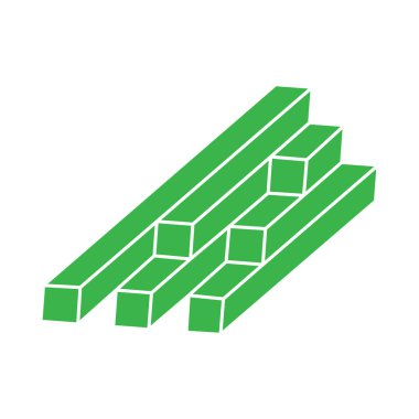 İllüzyon şekilleri. Üç boyutlu geometri. Logo. Optik illüzyon figürleri. Kutsal geometri nesneleri. 