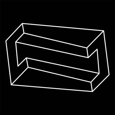 Gerçekdışı geometrik şekiller. İmkânsız optik illüzyon şekilleri. Optik sanat objeleri. İmkansız rakamlar. Çizgi çalışması. Kutsal geometri. 