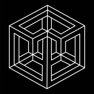 İmkansız şekiller. Web tasarım elemanları. Optik yanılsama objeleri. Çizgi tasarımı. Geometrik şekiller. Optik sanat. 