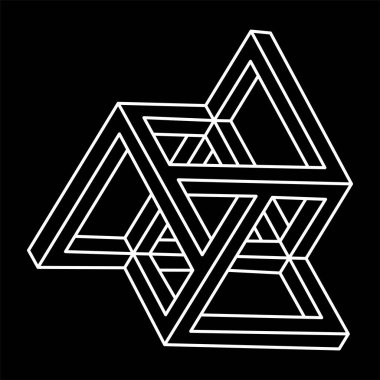 İmkansız şekiller. Web tasarım elemanları. Optik yanılsama objeleri. Çizgi tasarımı. Geometrik şekiller. Optik sanat. 