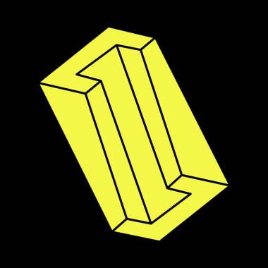 İmkânsız optik illüzyon şekilleri. Operasyon sanatı objesi. Kutsal geometri. İmkansız rakamlar. Escher tarzı. Satır sanatı. 