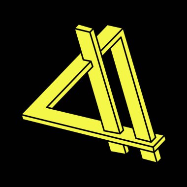 Optik illüzyon şekilleri. Optik sanat objeleri. İmkansız rakamlar. Kutsal geometri. Escher paradoksu. 