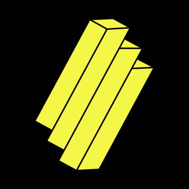 Optik illüzyon şekilleri. Geometri. Optik sanat objeleri. İmkansız rakamlar. Escher paradoksu. 