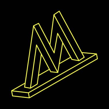 İmkânsız optik illüzyon şekilleri. Optik sanat objesi. İmkansız rakamlar. Çizgi çalışması. Gerçek dışı geometri. 