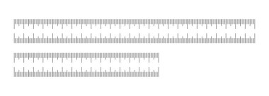 Metrik cetvel ayarlandı. Araç şablonu ölçülüyor. Cetvel için santimetre ölçeklendir. Ölçüm göstergesi 15, 25 cm. Ölçüm tartısı santimetre. Ölçek simgeleri ölçülüyor.