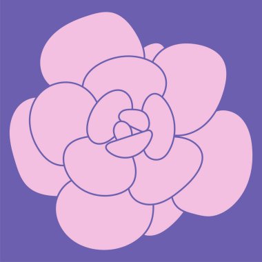 Vektör eli çizilmiş sulu bitki çok perili arka planda izole edilir. Modern Logo. 