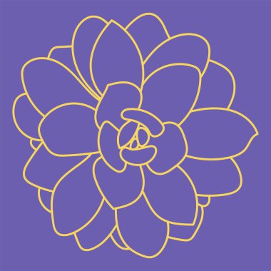 Lezzetli karalama vektör simgesi. Modern logo. 