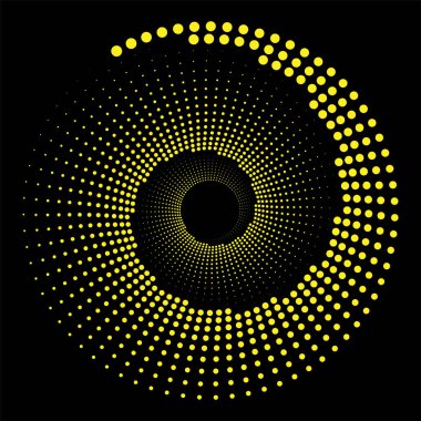Soyut arkaplan. Optik sanat. Arkaplanda spiral noktalar tasarla. 