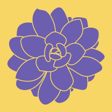 Çizgi çizimi sulu. Felç Vektörü illüstrasyonu. Sevimli Logo. 