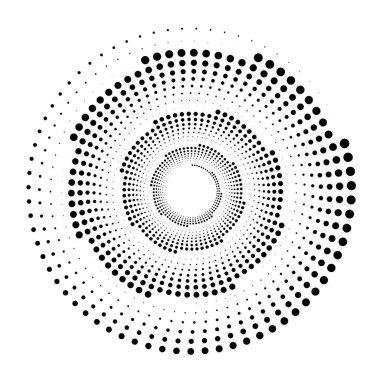 Girdap şekilli. Modern geometrik sanat. Kenarlık çerçevesi, logo, dövme, sembol, ağ, baskılar, posterler, şablon, model ve soyut arkaplan için moda tasarım ögesi.