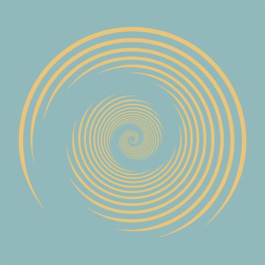 Yeşil arka planda izole edilmiş daire çizgileri. Optik sanat logosu. Çerçeve, dövme, web sayfaları, baskılar, posterler, şablonlar, soyut vektör arkaplanları için tasarım ögesi. Optik illüzyon şekli.