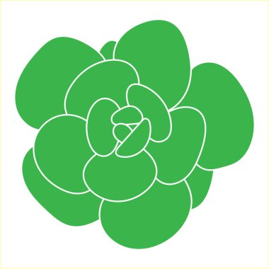 Beyaz arkaplanda izole edilmiş grafiksel yeşil sulu. El çizimi vektör düz çizim, çizim. Tasarım elementi. 