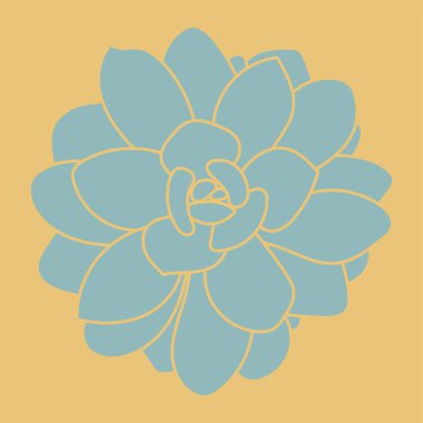 Tatlı, sulu bir desen. Vektör siluet çiçek logosu. Tasarım için elementler, arkaplanlar, duvar kağıtları. 