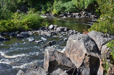 Doncaster nehri Sainte-Adele, Quebec, Kanada