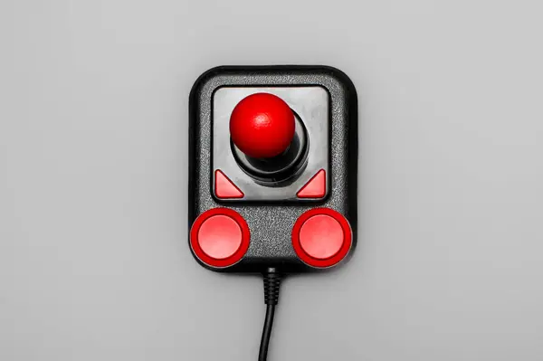 Retro oyun joystick denetleyici izole edildi 