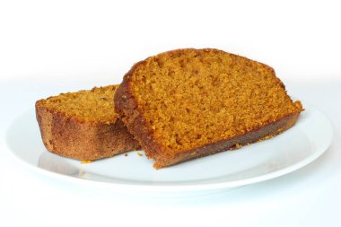 Ev yapımı tatlı kabaklı ekmek.