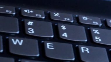 Hızlı bilgisayar klavye tuşları, yakın plan