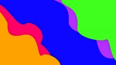 Canlandırılmış Kağıt Kesme arkaplanı, soyut arkaplan, 4k