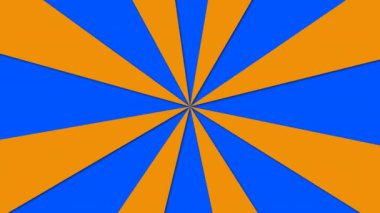 Çizgi film dönen altın ve mavi renkli arkaplan, anime arkaplan, 4k