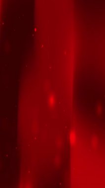 Kırmızı gradyan arka plan dikey. Kırmızı parlak çizgiler ve parlak arkaplanda ışık parçacıkları. Teknoloji, soyut, enerji ve hareket tasarım projeleri için ideal.