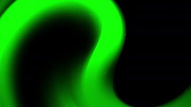 Animasyon yeşil duvar kağıdı, siyah bir zemin üzerinde parlak yeşil girdaplar soyut arka planlar veya ekolojik tasarımlar için uygun küçük yeşil lekeler. Dijital arkaplan ve duvar kağıtları için harika.