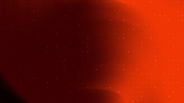 Soyut tasarım, teknoloji kavramları, grafik tasarım projeleri veya fütüristik temalar için uygun turuncu noktalar ve eğriler ile koyu turuncu gradyan.