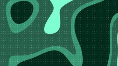 Koyu yeşil bir arka plan. Soyut yeşil şekiller noktalı bir arkaplanı örtüyor. Grafik tasarım projeleri, sunumlar ve modern sanatsal kavramlar için uygundur. Moda ve çok yönlü.