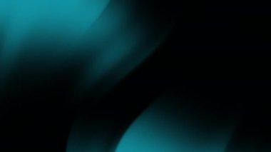 Siyah arkaplana karışan koyu turkuaz deniz mavisi kıvrımları. Soyut arka planlar, modern tasarımlar, sanatsal kavramlar, teknoloji sunumları ve dijital sanat projeleri için harika..