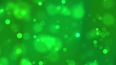 Modern tasarım projeleri için uygun parlak yarı saydam dairelere sahip yeşil arkaplan, soyut arkaplanlar, web grafikleri ve oyuncu çizimler.