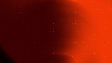 Soyut tasarım, teknoloji kavramları, grafik tasarım projeleri veya fütüristik temalar için uygun turuncu noktalar ve eğriler ile koyu turuncu gradyan.