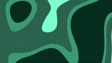 Koyu yeşil bir arka plan. Soyut yeşil şekiller noktalı bir arkaplanı örtüyor. Grafik tasarım projeleri, sunumlar ve modern sanatsal kavramlar için uygundur. Moda ve çok yönlü.