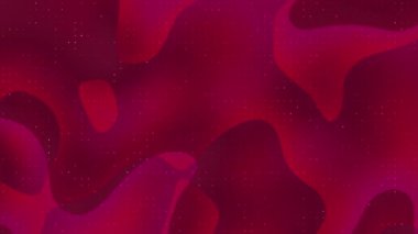 Sıvı şekilli ve küçük noktalı kırmızı soyut arkaplan. Dijital tasarım projeleri, sunumlar ve modern içerik oluşturma için uygundur.