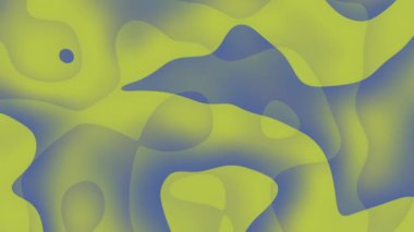 Arkaplan, sanatsal projeler, baskılar, web tasarımı ve modern dokunuşlu dijital kreasyonlar için akışkan şekillerin mavi sarı gradyanı.