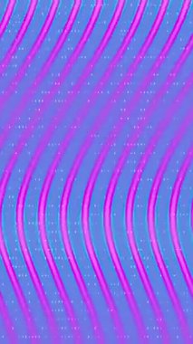 Beyaz şekilli pembe ve mavi kıvrımlı çizgiler canlı bir tasarım yaratır. Dikey arkaplanlar, pankartlar ve sosyal medya grafikleri için uygundur.