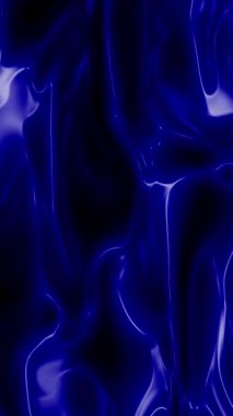 Derin mavi dokular yansıtıcı renklerle kıvrılır. Arkaplan, modern tasarımlar veya grafik, baskı veya ürünlerdeki sıvılaşmış elementler için uygundur.